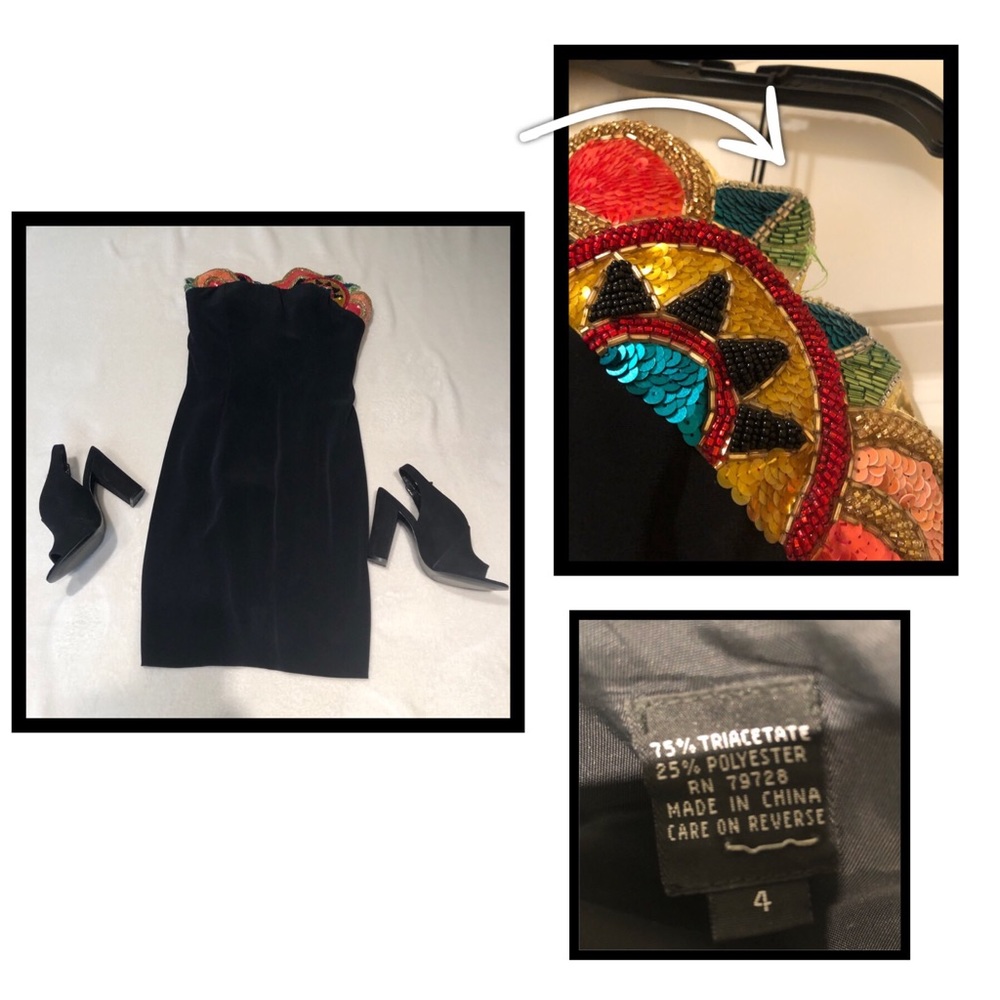 💎Beaded neckline dress💎 - Picture 4 of 5